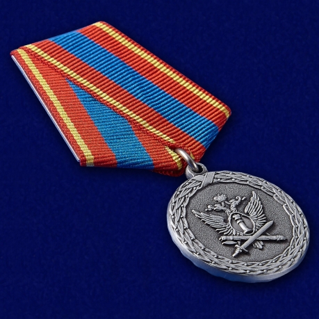 Медаль Министерства Юстиции Ветеран уголовно-исполнительной системы - общий вид