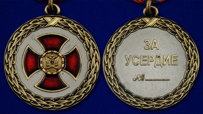 Медаль Минюста "За усердие"