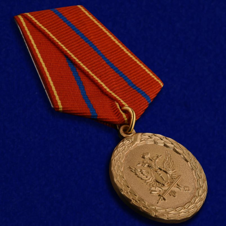 Медаль Минюст РФ За службу (1 степень) - лющий вид