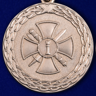 Медаль Минюст России "За укрепление уголовно-исполнительной системы" 2 степени в бархатистом футляре из флока
