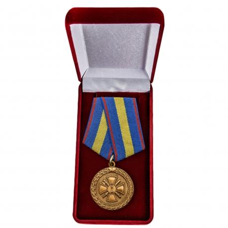 Медаль Минюста России За укрепление уголовно-исполнительной системы 1 степени - в футляре