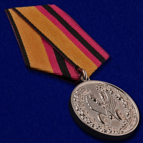 Медаль МО РФ За усердие в обеспечении безопасности дорожного движения - общий вид