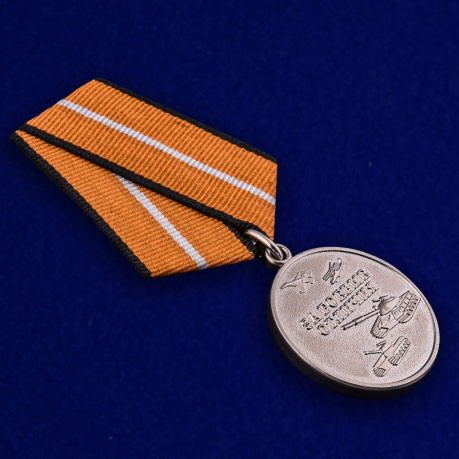 Медаль МО России За боевые отличия - общий вид