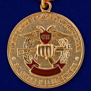Медаль МВД РФ За службу в спецназе ВВ