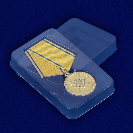 Медаль МВД РФ За смелость во имя спасения - в пластиковом футляре