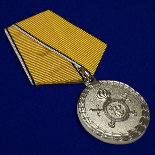 Медаль МВД РФ За разминирование - общий вид