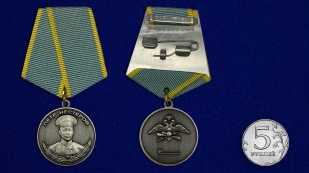 Памятная медаль Нестерова - сравнительный вид