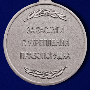 Медаль Росгвардии "За заслуги в укреплении правопорядка" - купить с доставкой