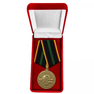Медаль штурмовика "За ратную доблесть" в бархатистом футляре