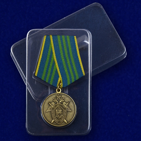 Медаль За безупречную службу в СК РФ 3 степени - в пластиковом футляре