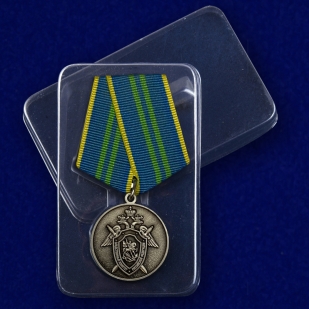 Медаль За безупречную службу в СК РФ 2 степени - в пластиковом футляре