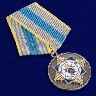 Медаль СК России За верность служебному долгу - общий вид