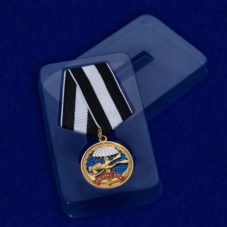 Медаль Спецназа ВМФ «Ветеран» в пластиковом футляре