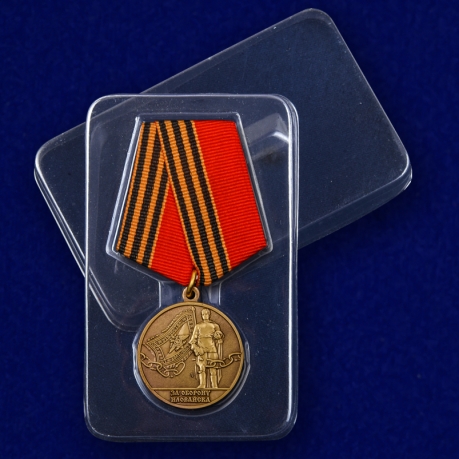 Медаль За оборону Иловайска - в пластиковом футляре