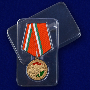 Медаль Участник боевых действий в Таджикистане - в пластиковом футляре