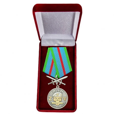 Медаль "Участник СВО на Украине" ВДВ за службу с мечами