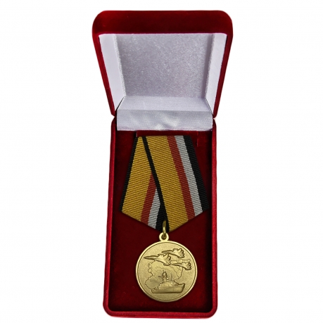 Медаль "Участнику операции в Сирии" в футляре