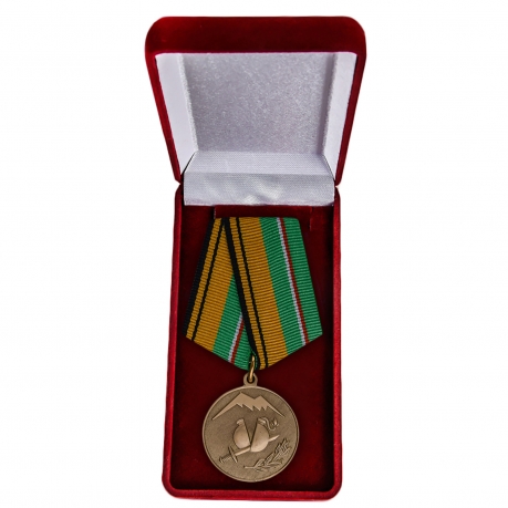 Медаль Участнику разминирования в Чеченской Республике и Республике Ингушетия МО России - в футляре