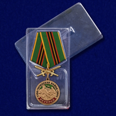 Медаль "Ветеран Чеченской войны" - с доставкой