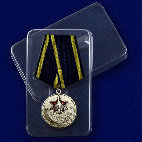 Медаль Ветеран дальней авиации - в футляре