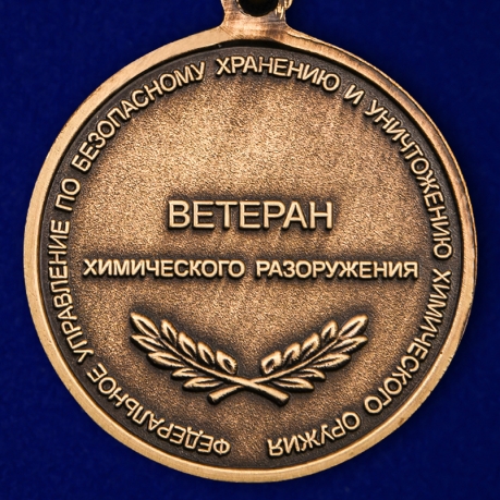 Медаль Ветеран химического разоружения МО РФ