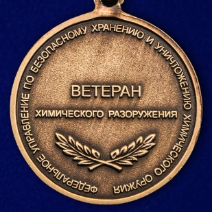 Медаль "Ветеран химического разоружения" в наградном футляре по выгодной цене