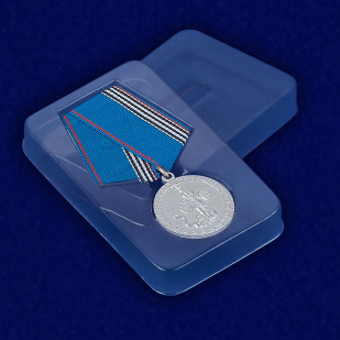 Медаль "Ветеран МВД России" в футляре