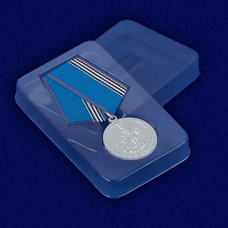 Медаль "Ветеран МВД России" в футляре