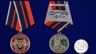 Медаль Ветерану Дачных войск - сравнительный вид