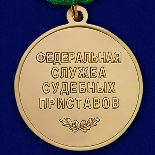 Медаль Ветерану ФССП в нарядном бархатистом футляре из флока - купить с доставкой