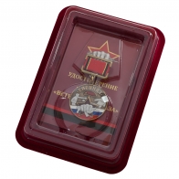 Медаль "Ветеран Спецназа" в футляре из борового флока с прозрачной крышкой