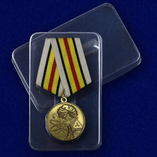 Медаль Ветераны подразделений особого риска - в пластиковом футляре