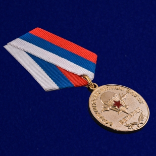 Медаль Ветеран ВДВ в бархатистом футляре из флока - общий вид