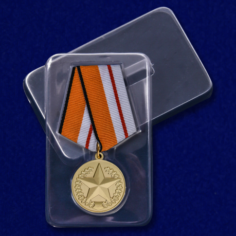 Медаль МО За отличие в соревнованиях - в пластиковом футляре