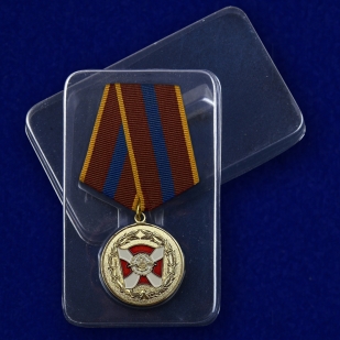 Медаль ВВ МВД За содействие - в пластиковом футляре