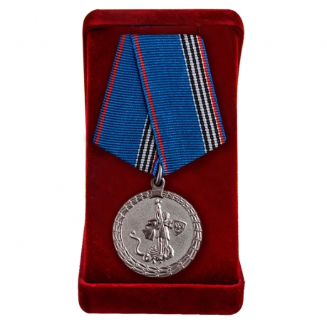 Медаль "Ветеран МВД" в футляре