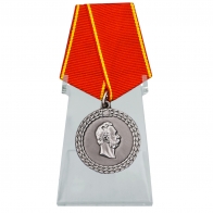 Медаль За беспорочную службу в полиции на подставке