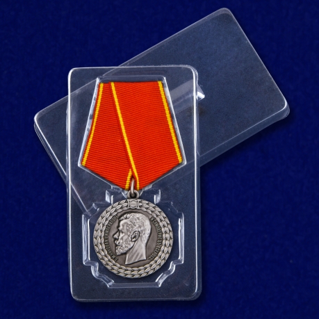 Медаль За беспорочную службу в полиции - в пластиковом футляре