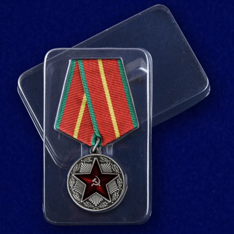Медаль За безупречную службу МВД - в пластиковом футляре