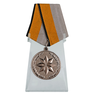 Медаль За достижения в области развития инновационных технологий на подставке