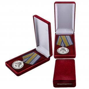 Медаль "За пропаганду спасательного дела" в футляре