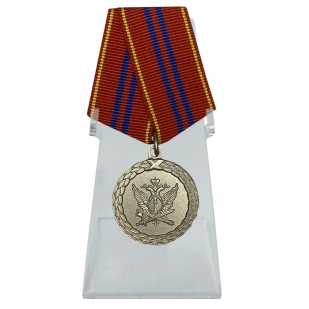 Медаль За службу 2 степени на подставке