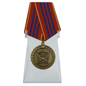 Медаль "За службу" 3 степени на подставке