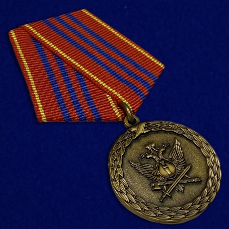Медаль Министерства Юстиции За службу 3 степени - общий вид