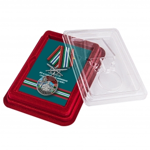 Медаль За службу в 49-ом ОДнПСКР Полесск с мечами - в футляре