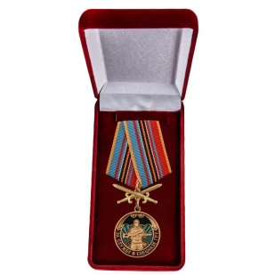 Медаль За службу в Спецназе ГРУ в наградном футляре
