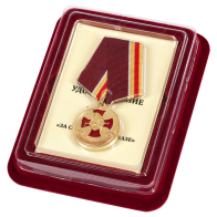 Медаль за службу в Спецназе в бархатистом футляре из флока