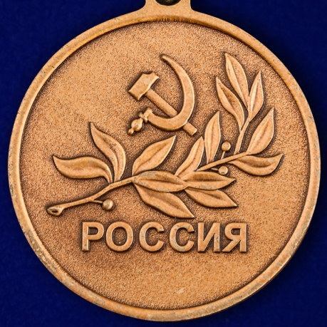 Медаль "За спасение утопающих" Россия в бархатистом футляре из флока - купить с доставкой