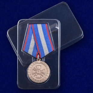 Медаль За укрепление уголовно-исполнительной системы 2 степени - в пластиковом футляре