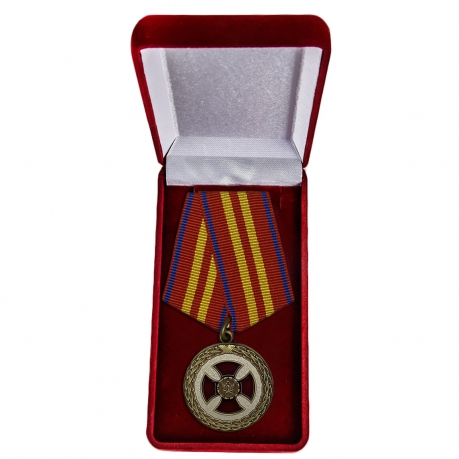 Медаль За усердие 2 степени Минюст России - в футляре